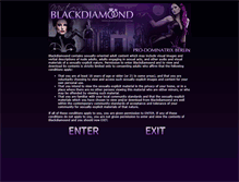 Tablet Screenshot of blackdiamoond.net